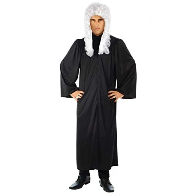 Image of Fun Shack Judge Costume Adult, Fancy Dress, Outfit, Robe Adult One Size