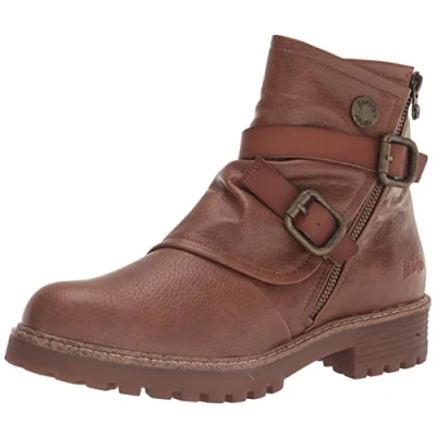 Image of Blowfish Malibu Women&#039;s Ronin Ankle Boot, Walnu Tumbleweed/BRN Dyecut, 8 UK