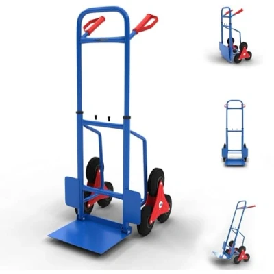Image of MAXCRAFT Sack Truck Heavy Duty up to 150 kg Hand Stair climber Trolley foldable Barrow &amp; Cart