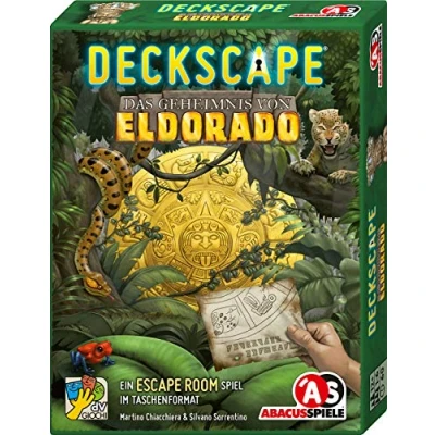 Image of Abacus Spiele 38183 Deckscape The Secret of Eldorado, Escape Room Game, Card Game