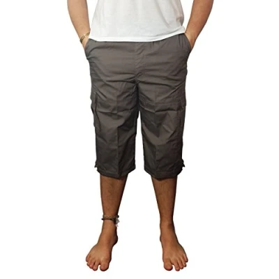 Image of i Smalls Men`s Summer Combat Cargo ¾ Trousers (XL) Brown
