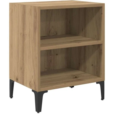 Image of vidaXL Bedside Cabinet Artisan Oak 40x30x50 cm Engineered Wood