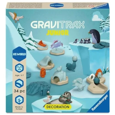 Image of Ravensburger 23748 GraviTrax Junior Extension Ice Expandable Children, Marble Run Mainly Made from Renewable Raw Materials, Construction Toy 3 Years