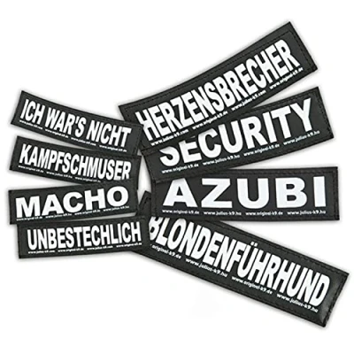Image of Interchangeable Patches, 1 pair, SÉCURITÉ, Size: Small, Black