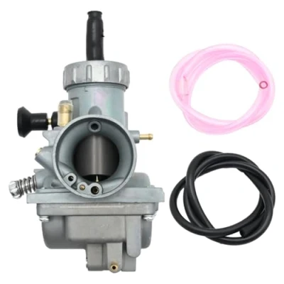 Image of Carburetor w/Hose Compatible with Kawasaki KX65 KX80 Suzuki RM65 RM80 RM85 Yamaha YZ80 YZ85