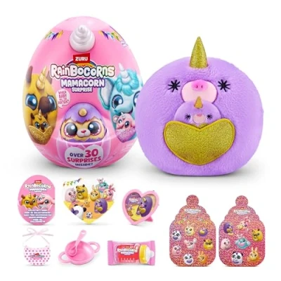 Image of Rainbocorns Mamacorn Surprise (MOLY) by ZURU, Collectible Plush Toy for Girls 3+