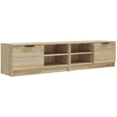 Image of vidaXL TV Cabinets 2 pcs Sonoma Oak 80x35x36.5 cm Engineered Wood