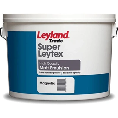 Image of Leyland Super Leytex Matt 15L Magnolia