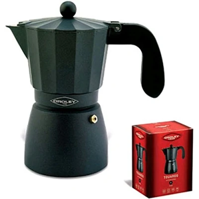 Image of Touareg Oroley Aluminium Espresso Coffee Maker (Aluminium, For Ground Pods, Espresso/Espresso)