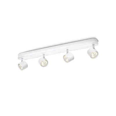 Image of PHILIPS myLiving Star 4 Bar Spotlight Ceiling Light (Integrated x 3 W LED Bulb) White