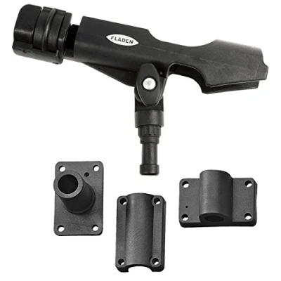 Image of FLADEN Sea Fishing Boat Anti Corrosion Plastic Rod Holder with 3 Multi Mount Brackets for Screw Fittings [25 1233]