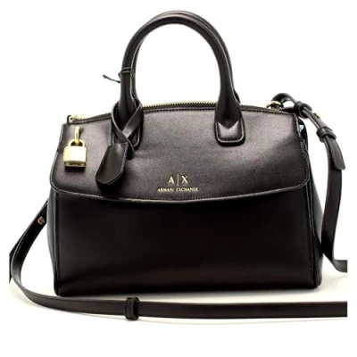 Image of Armani Exchange Borsa TOTE Handbag, Women&#039;s, Size: One Size, Nero