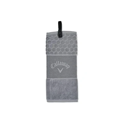Image of Callaway Golf Tri Fold Towel 2023, Silver