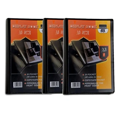 Image of 3 x Ark A5 Display Book (Presentation) (20 Pockets)