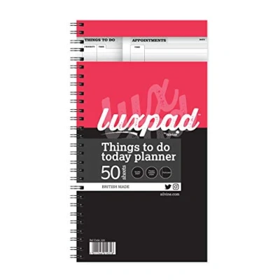 Image of Luxpad 280 x 150mm Things To Do Planner with 50 Sheets Printed &#039;Things Do&#039; and &#039;Appointments&#039;