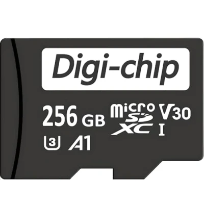 Image of Digi Chip 256GB Micro SD Memory Card for Tapo Cameras, Class 10 UHS 1 V30 Video High Speed Camera Wi Fi Security Cameras