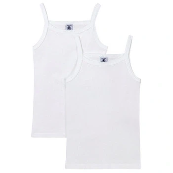 Image of Petit Bateau Girls A01f9 Braces Shirts, Variante 1 (New), 2 Years UK