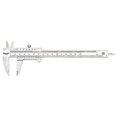 Image of Starrett 125MEA 6/150 Vernier Calliper, Stainless Steel, 0 6&quot;/0 150 mm Range, 0.001&quot;/0.02 Resolution