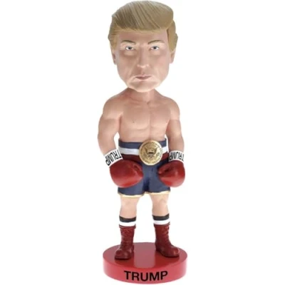Image of Royal Bobbles Donald Trump Boxer Bobblehead, Premium Polyresin Lifelike Figure, Unique Serial Number, Exquisite Detail