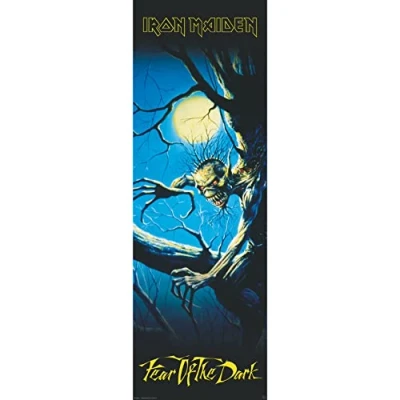 Image of GB eye Iron Maiden Fear of The Dark 53 x 158cm Door Poster