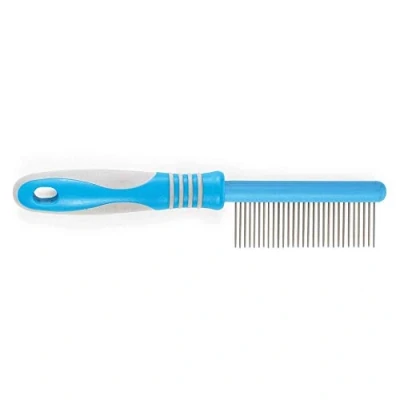 Image of Ancol Ergo Dog Comb, Medium, Blue