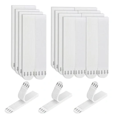 Image of 24 Pairs (48 Strips) Picture Hanging Strips, 93 x 19mm Heavy Duty Adhesive Removable Mounting Strips Hook Loop Tapes, Damage Free Wall Fastener Tape for Frame