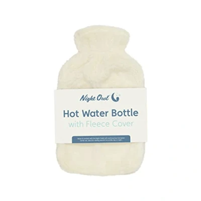 Image of Anika 2L Cream Faux Fur Hot Water Bottle