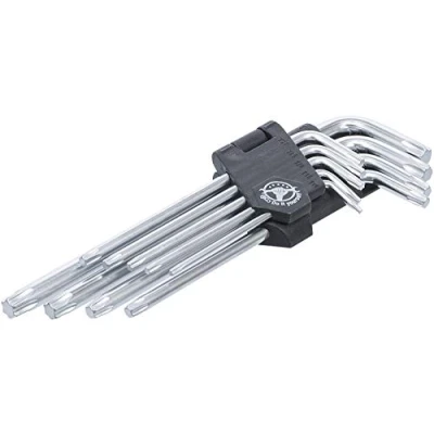 Image of BGS Diy 816 L Type Wrench Set long T Star (for Torx) T10 T50 9 pcs.