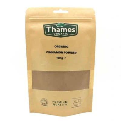 Image of Organic Ceylon Cinnamon Powder, No Additives, Preservatives, Non GMO, Vegan Perfect for Baking, Cooking, and Beverages Thames 100g
