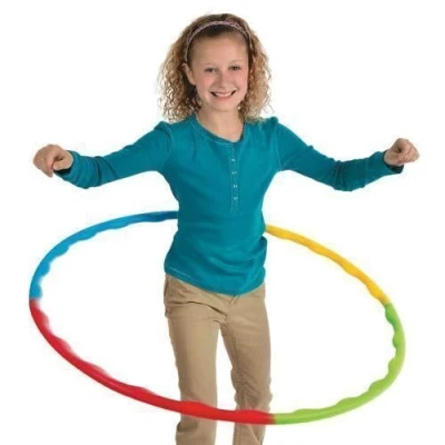 Image of Kids Hula Hoop Detachable, Collapsible Childrens Hoops 66cm Colourful Sports Training Ring (2)