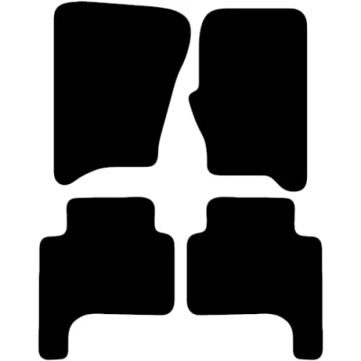 Image of Carsio Carpet Car Mats For Land Rover Range Sport 2005 2008 Tailored Fit Floor Mat Set Complete Accessory Black Custom Fitted All Weather, Anti Slip Backing &amp; Trim