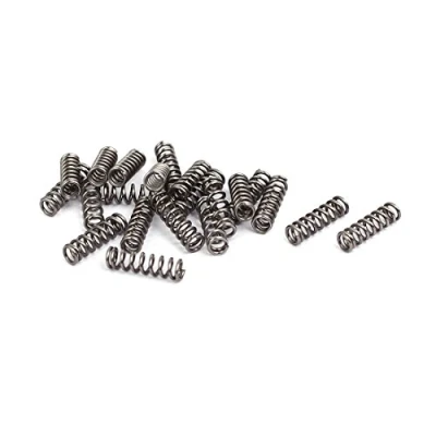 Image of sourcingmap Compression Spring,304 Stainless Steel,3mm OD,0.5mm Wire Size,10mm Free Length,Silver Tone,20Pcs