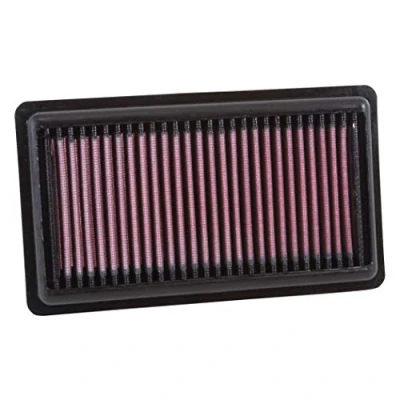 Image of K&amp;N Air Filter Compatible with Fiat 500 &amp; Panda 0.9 Excl. Turbo 2012 (33 3046), Red