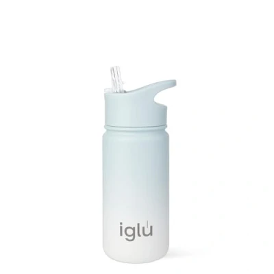 Image of iglu Reusable Water Bottles Premium Double Walled Stainless Steel Vacuum Insulated 24 Hours Cold &amp; 12 Hot Sweatproof BPA Fre Great Eco Friendly Gifte (Alaska, 450 ml)