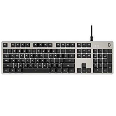 Image of Logitech G413 Mechanical Gaming Keyboard, Romer G with USB Pass Through, US International Layout, Silver