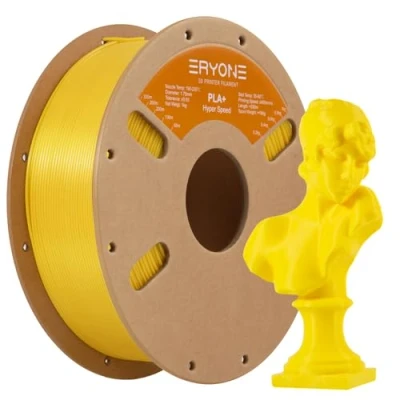Image of ERYONE High Speed Filament PLA+ 1.75mm +/ 0.03mm, 3D Printing PLA Pro Fit Most FDM Printer, 1kg (2.2LBS) / Spool, Green