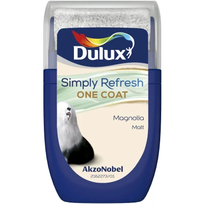 Image of Dulux Simply Refresh Tester Paint Magnolia 30ML, 5382940