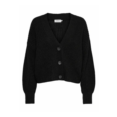 Image of ONLY Onlcarol NICE Cardigan, Women&#039;s, Size: XS, Black