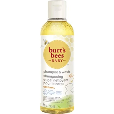 Image of Burt’s Bees Baby Shampoo &amp; Body Wash, Gentle Wash For Daily Care, Tear Free And Paediatrician Tested, 236ml