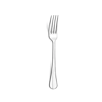 Image of Amefa Baguette Set of 12 Dessert Forks, Stainless Steel 18/0, 177 mm Long, 18/0_430, Black/White