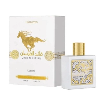 Image of Qaed Al Fursan Unlimited 90 ml Eau de Parfum by Lattafa White Edition Perfume Oriental for Men and Women