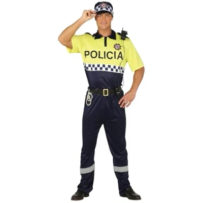 Image of FIESTAS GUIRCA Men&#039;s Local Police Costume