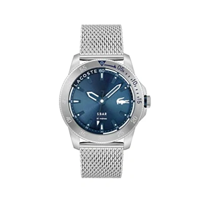 Image of Lacoste Analogue Quartz Watch for Men with Silver Stainless Steel mesh Bracelet 2011217