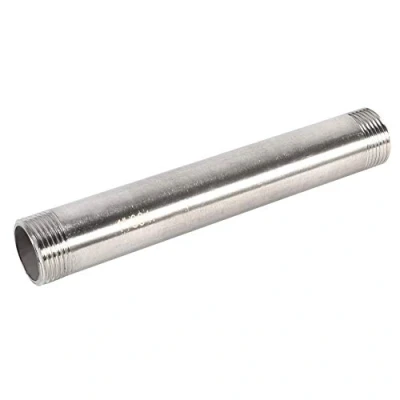 Image of rohr &quot;dn25&quot;, SS304 Thread Pipe Fitting 304 Stainless Steel Male x 200mm BSP 1/4&quot; 1/2&quot; 3/4&quot; 1&quot; for Air Pipe, Fuel Water (DN25*200mm=1)