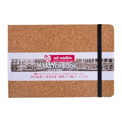Image of Talens Art Creation Sketchbook Cork 21 x 14.8 cm, 140 g, 80 Sheets (9314055M)
