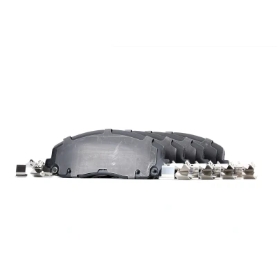 Image of 68383243AA, 68383243AB, 68409860AB, 68409860AC, 68456066AA Brake pad set BREMBO P 11 035 with acoustic wear warning accessories