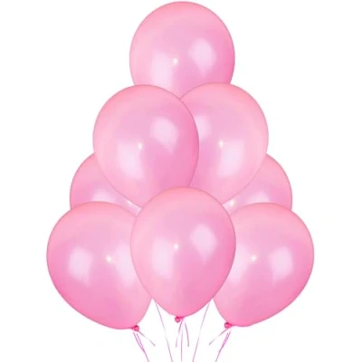 Image of 25pcs Plain 12&quot; Pink Helium Quality Latex Balloons Birthday Wedding Anniversary Christening Christmas Communion Party Decoration Baloon