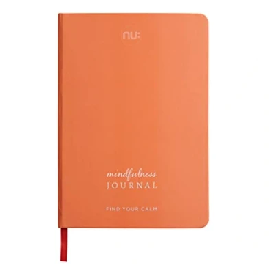Image of NU: Notebooks Spectrum Pastels Range Mindfulness Journal A5 Notepad Coral 200 Pages