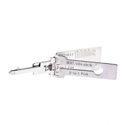 Image of Auto HU87 LiShi 2 in 1 Lock Pick and Decoder for Car, Car Key Reader, Professional Locksmith Tools (HU87)