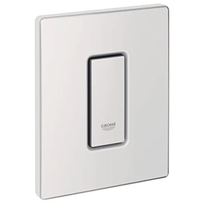 Image of GROHE Skate Cosmopolitan Actuation Plate Alpine White 38784SH0